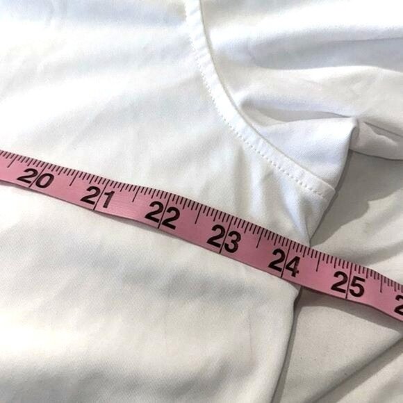 Greg Norman XXL White Play Dry Golf Polo Shirt With Striped Pattern & Shark Logo - Picture 13 of 13